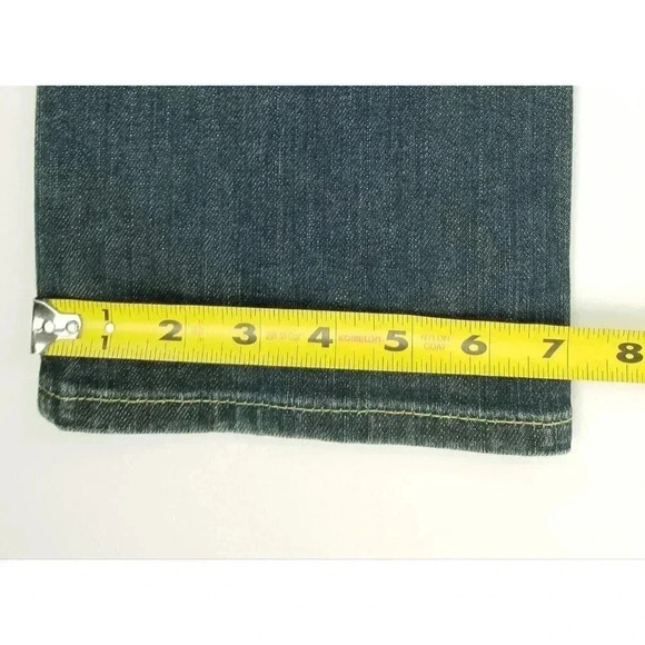 Levi's Size 28X30 Bold Curve Women's Straight Leg Blue Denim 5 Pocket Jeans - Picture 10 of 12